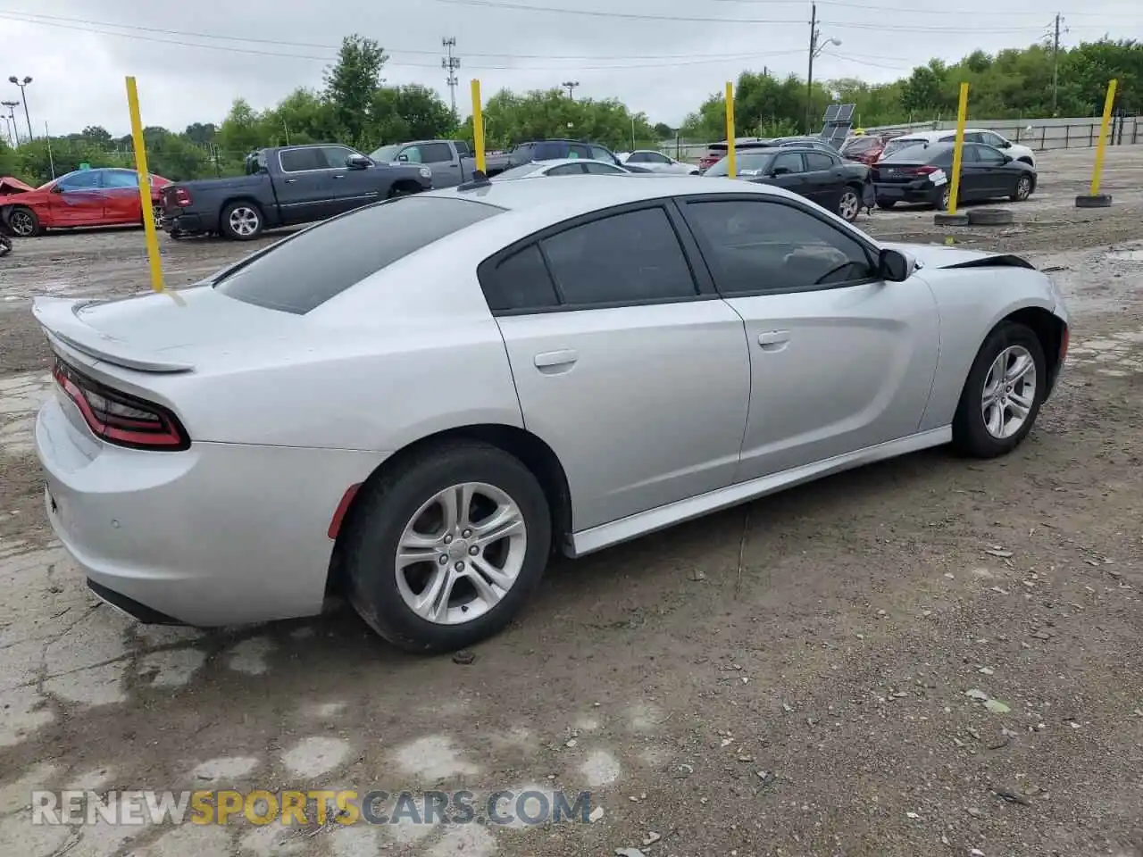 3 Photograph of a damaged car 2C3CDXBG5MH548392 DODGE CHARGER 2021