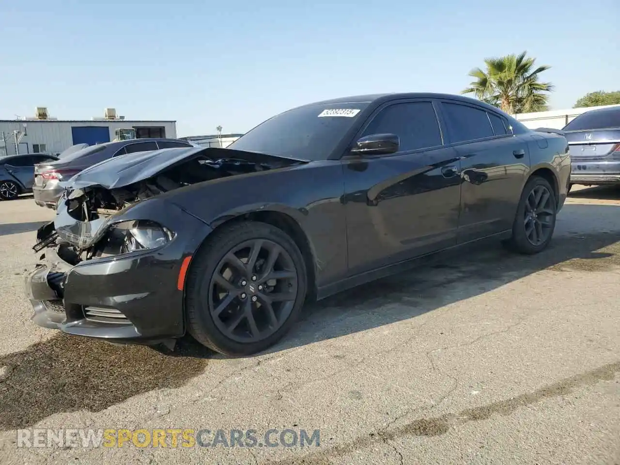 1 Photograph of a damaged car 2C3CDXBG5MH617078 DODGE CHARGER 2021