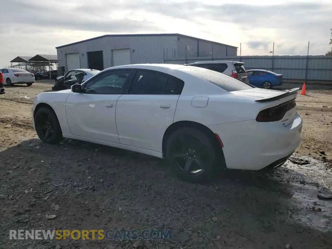 2 fotografías del automóvil dañado 2C3CDXBG5MH624676 DODGE CHARGER 2021