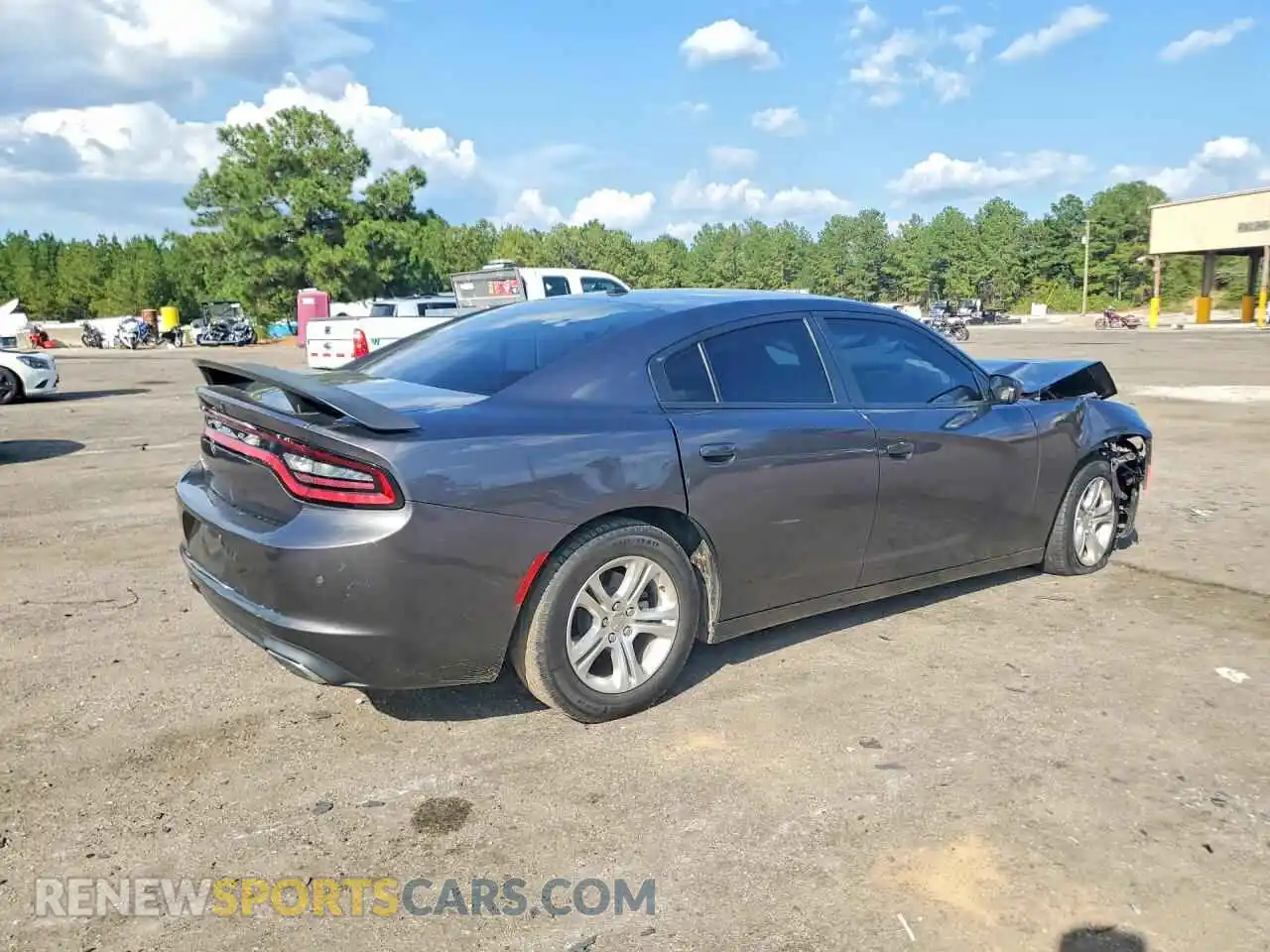 3 Фотография поврежденного автомобиля 2C3CDXBG5MH675580 DODGE CHARGER 2021
