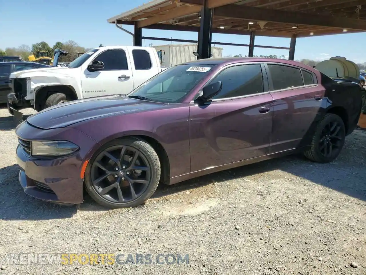 1 Photograph of a damaged car 2C3CDXBG6MH561720 DODGE CHARGER 2021