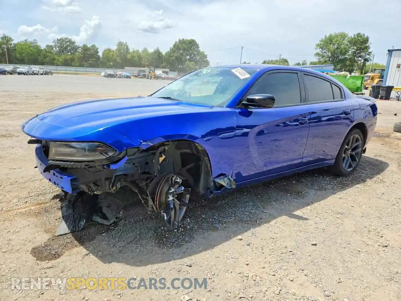 1 Photograph of a damaged car 2C3CDXBG6MH603898 DODGE CHARGER 2021
