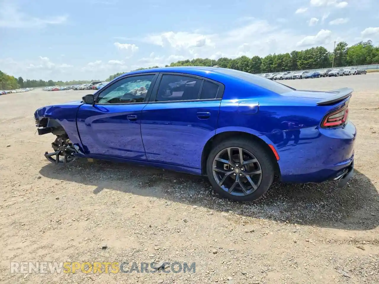 2 Photograph of a damaged car 2C3CDXBG6MH603898 DODGE CHARGER 2021