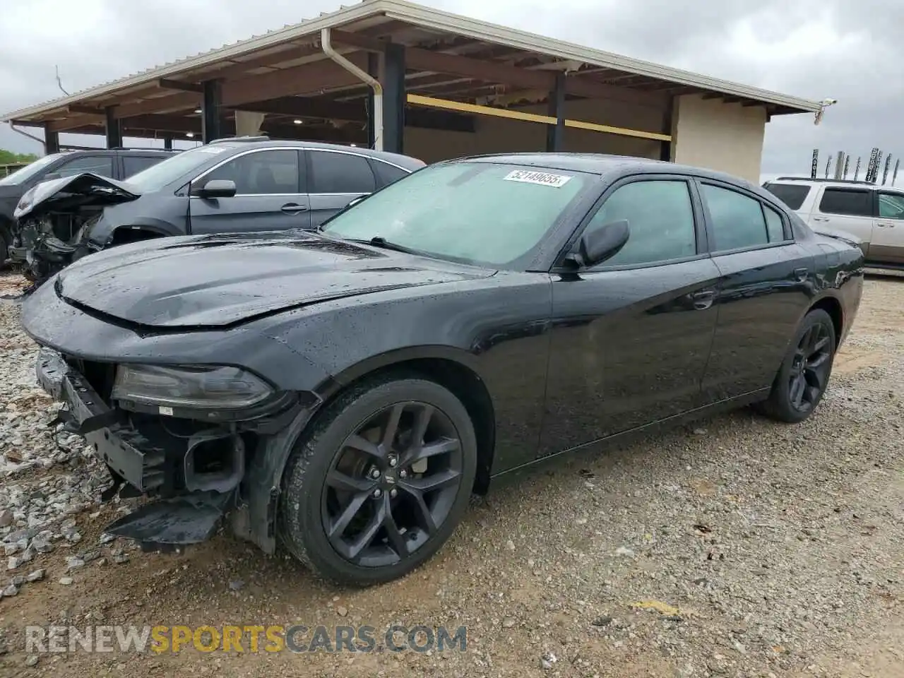 1 Photograph of a damaged car 2C3CDXBG6MH613055 DODGE CHARGER 2021