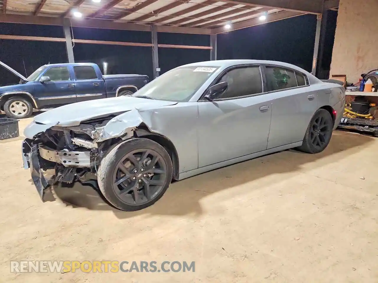 1 Photograph of a damaged car 2C3CDXBG6MH636478 DODGE CHARGER 2021