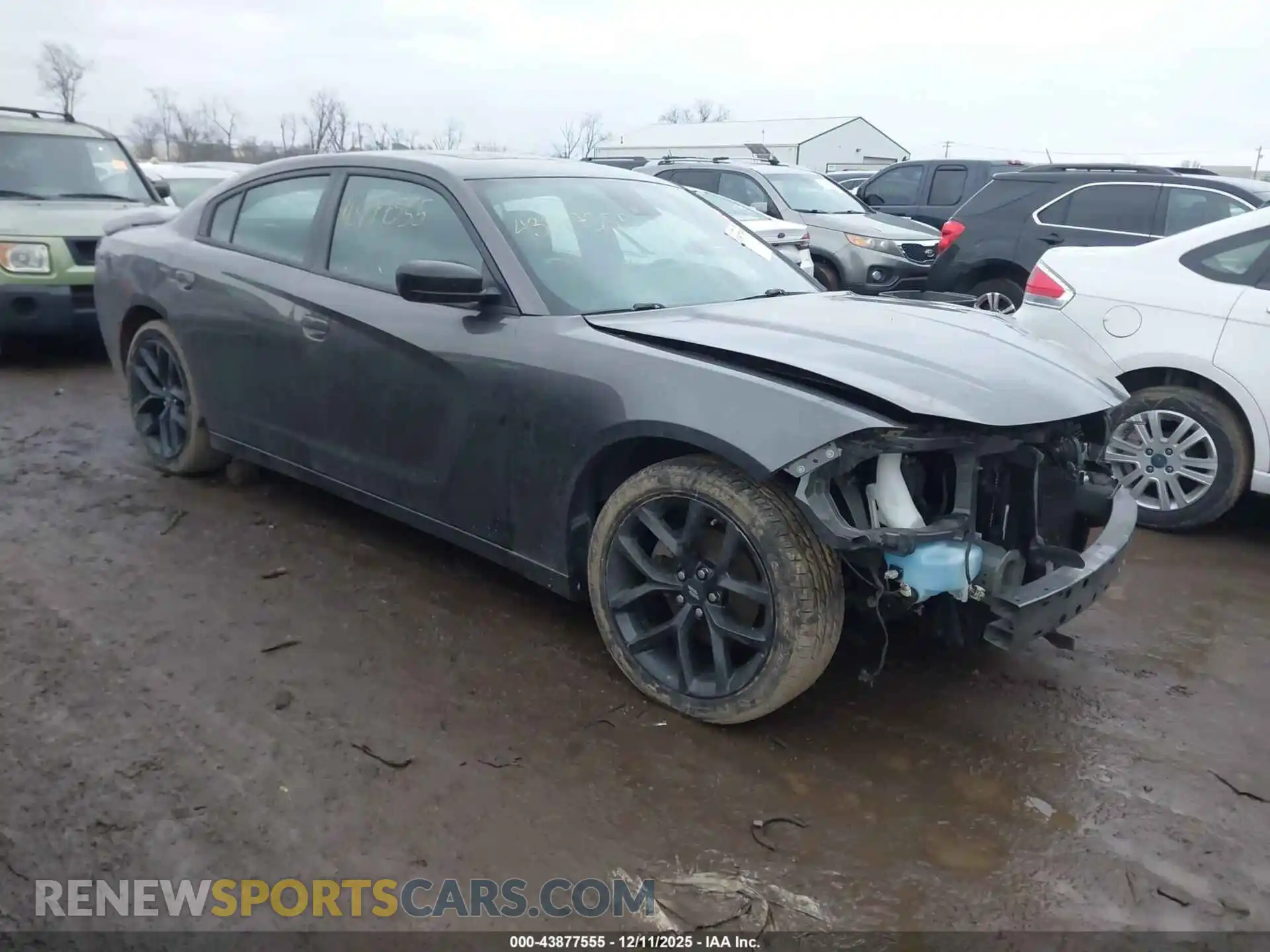 1 Photograph of a damaged car 2C3CDXBG6MH647559 DODGE CHARGER 2021