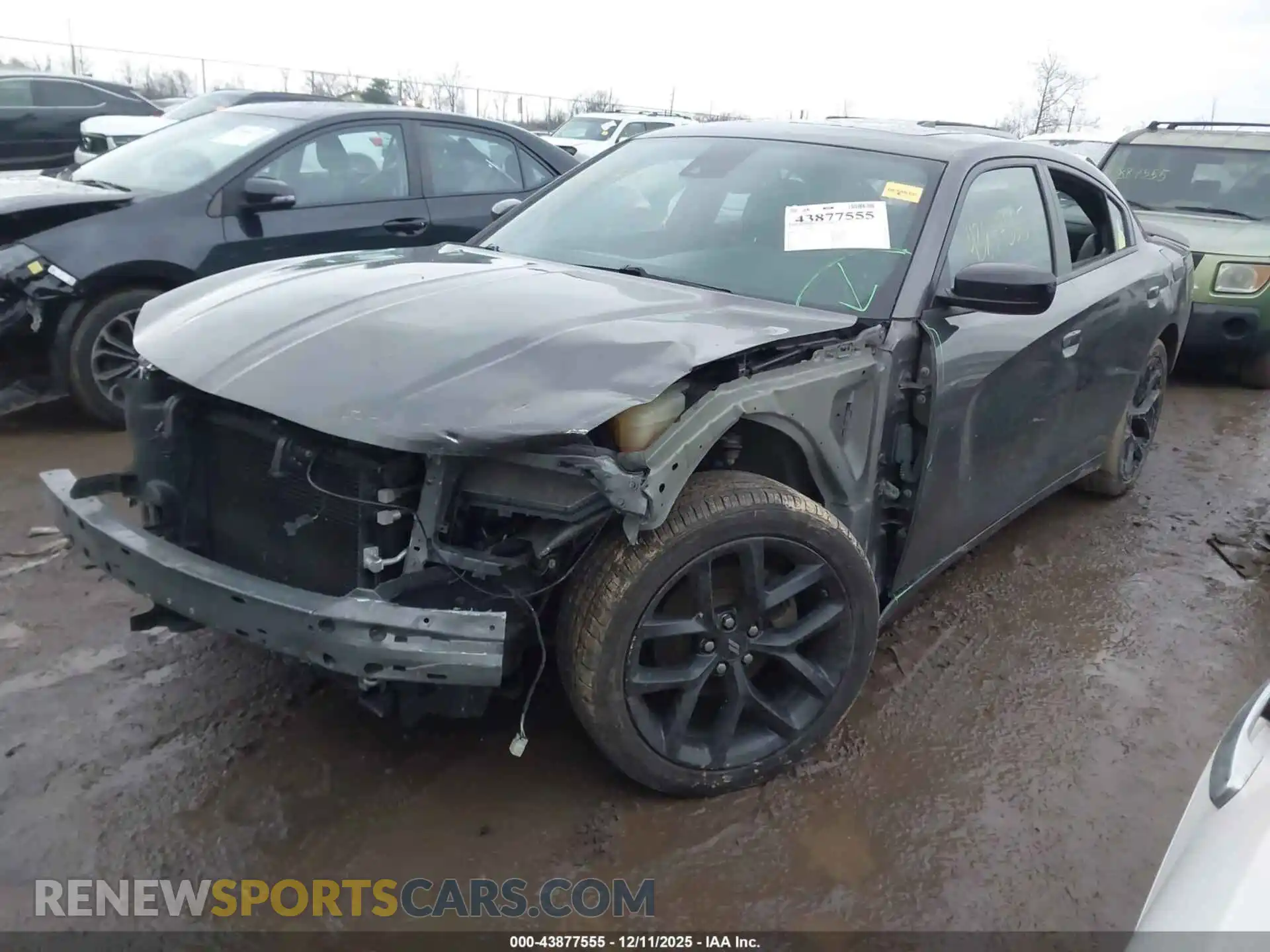 2 Photograph of a damaged car 2C3CDXBG6MH647559 DODGE CHARGER 2021
