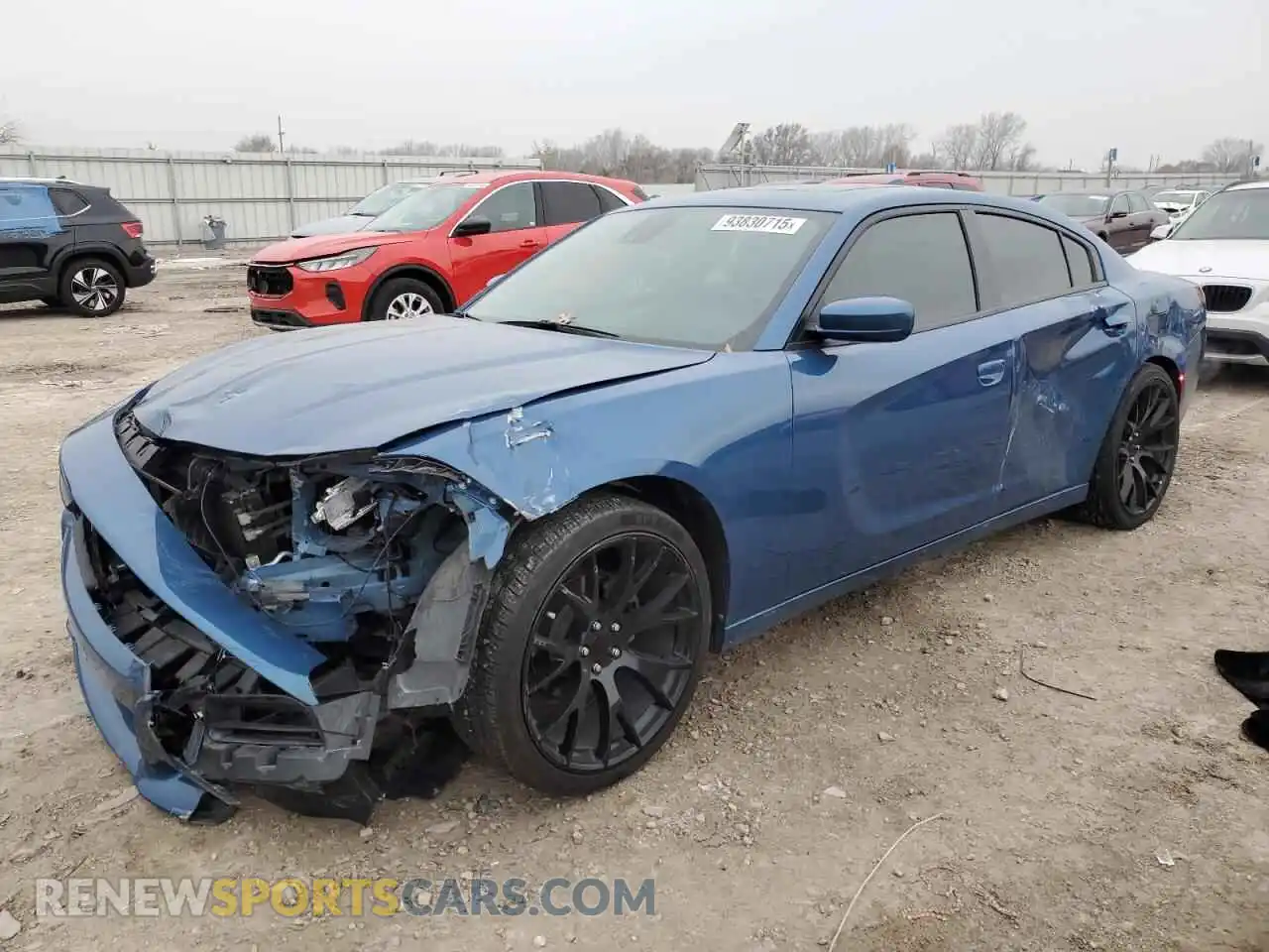 1 Photograph of a damaged car 2C3CDXBG7MH504846 DODGE CHARGER 2021