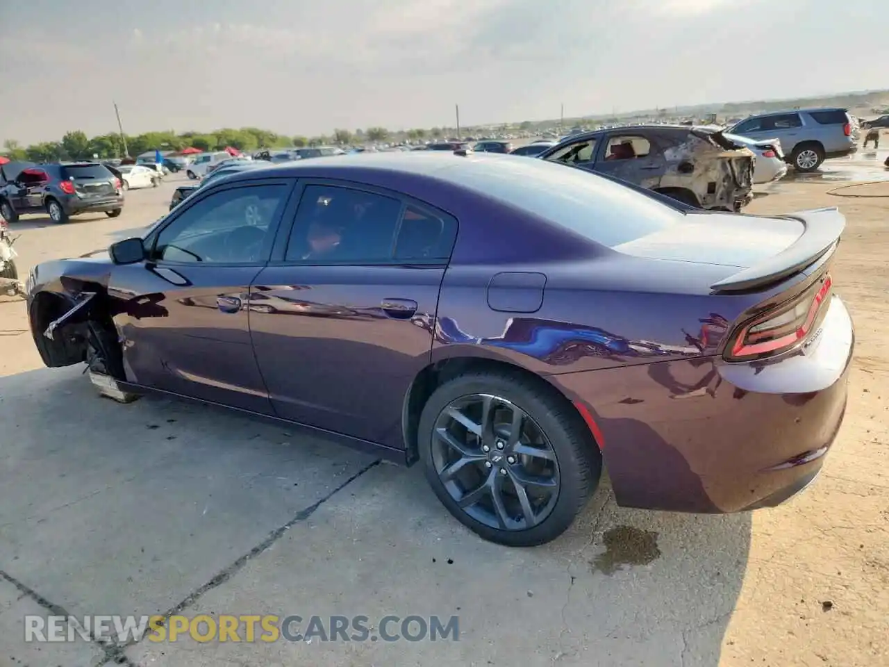 2 Photograph of a damaged car 2C3CDXBG7MH534154 DODGE CHARGER 2021