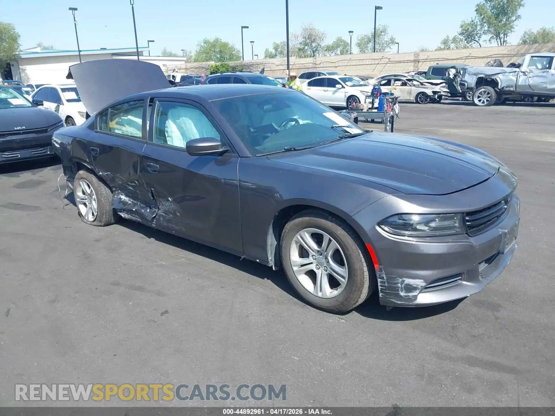 1 Photograph of a damaged car 2C3CDXBG7MH543758 DODGE CHARGER 2021