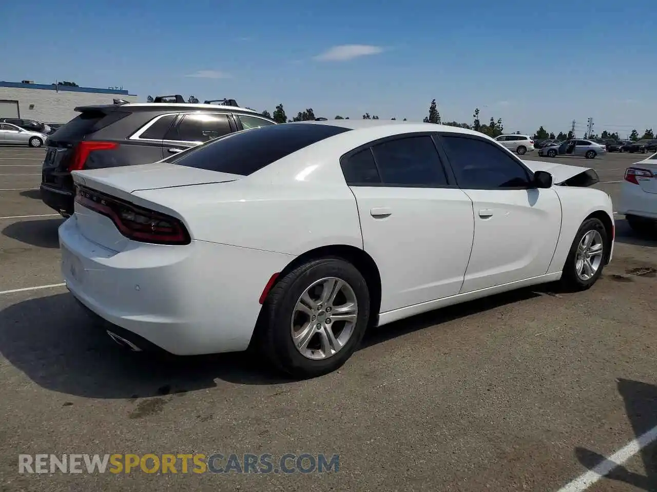 3 fotografías del automóvil dañado 2C3CDXBG7MH544974 DODGE CHARGER 2021