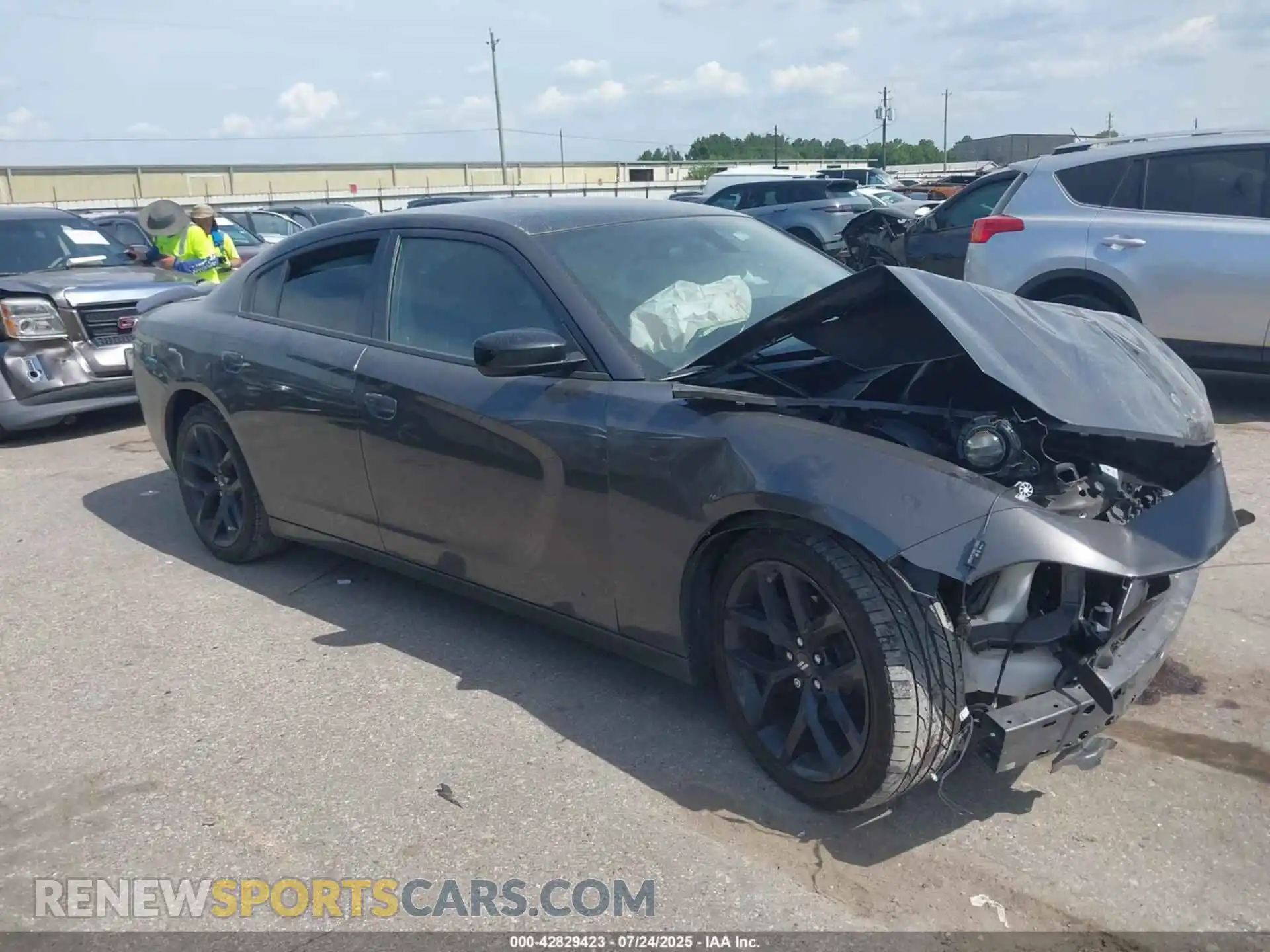 1 Photograph of a damaged car 2C3CDXBG7MH569678 DODGE CHARGER 2021