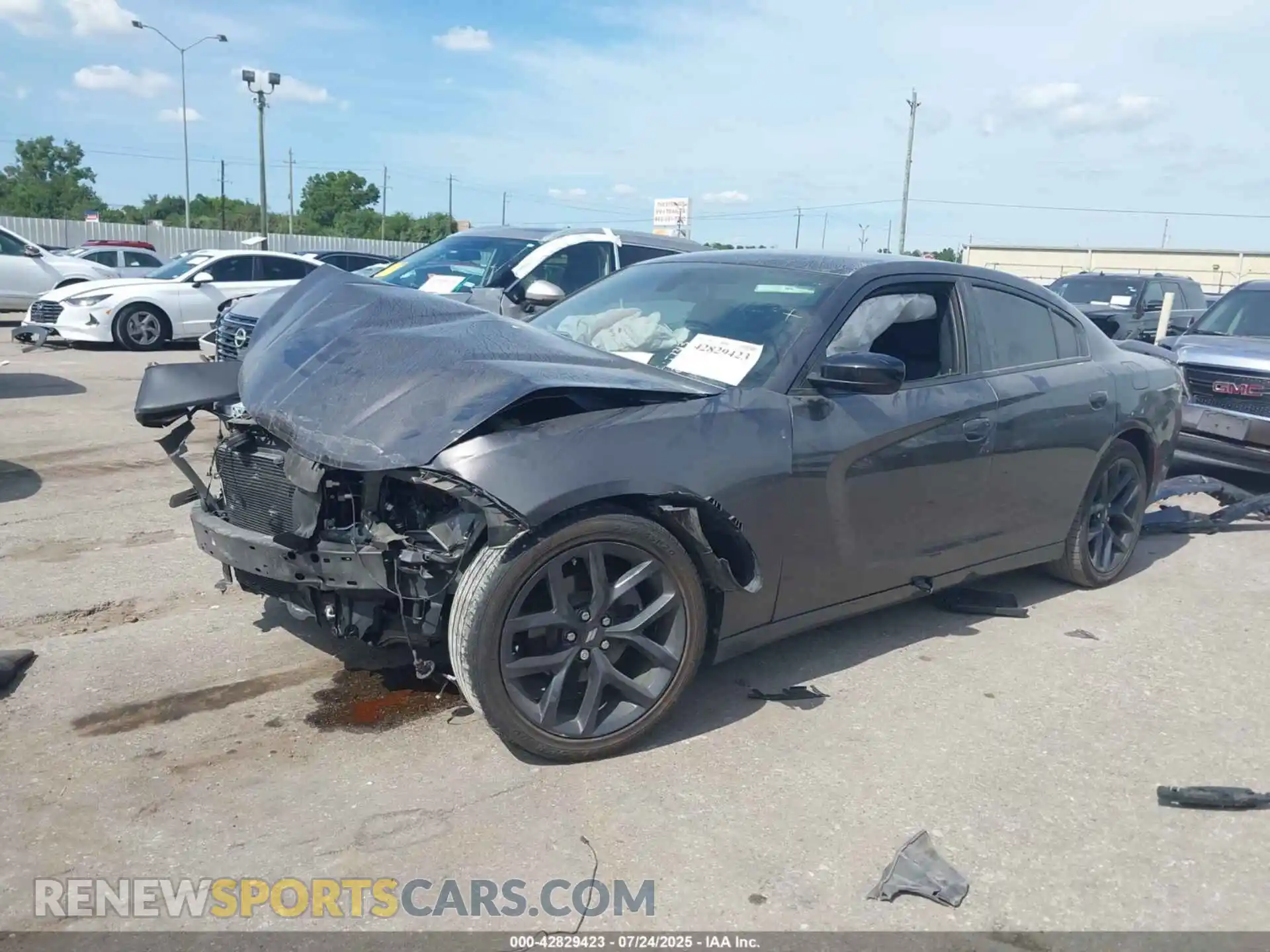 2 Photograph of a damaged car 2C3CDXBG7MH569678 DODGE CHARGER 2021