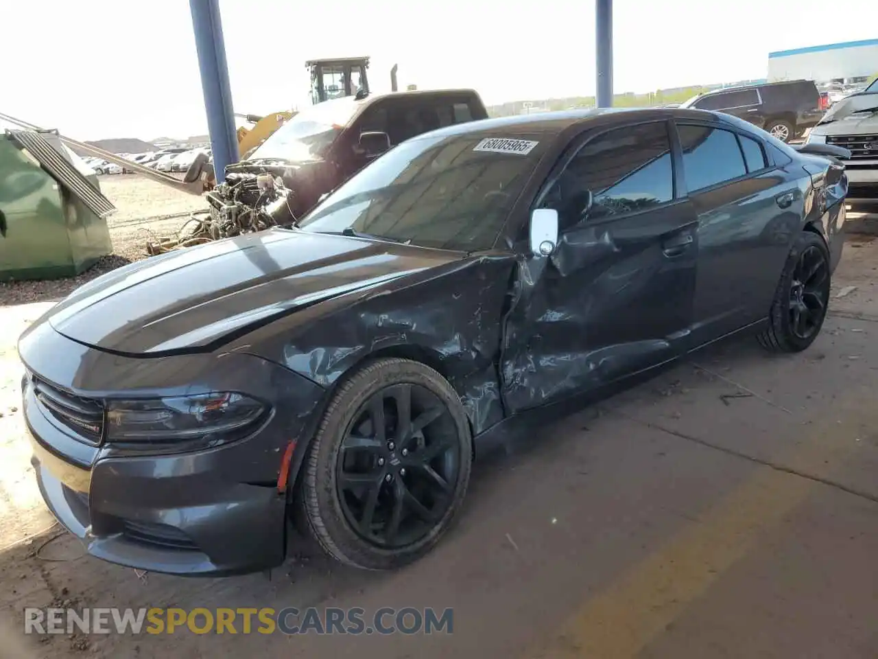 1 Photograph of a damaged car 2C3CDXBG7MH612819 DODGE CHARGER 2021