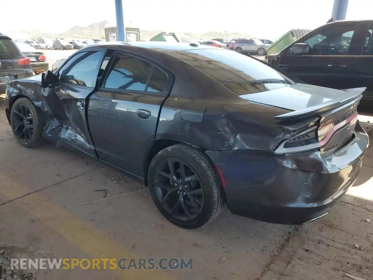 2 Photograph of a damaged car 2C3CDXBG7MH612819 DODGE CHARGER 2021