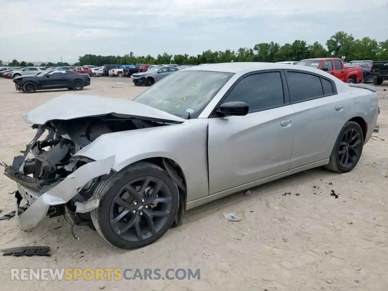 1 Photograph of a damaged car 2C3CDXBG7MH612836 DODGE CHARGER 2021