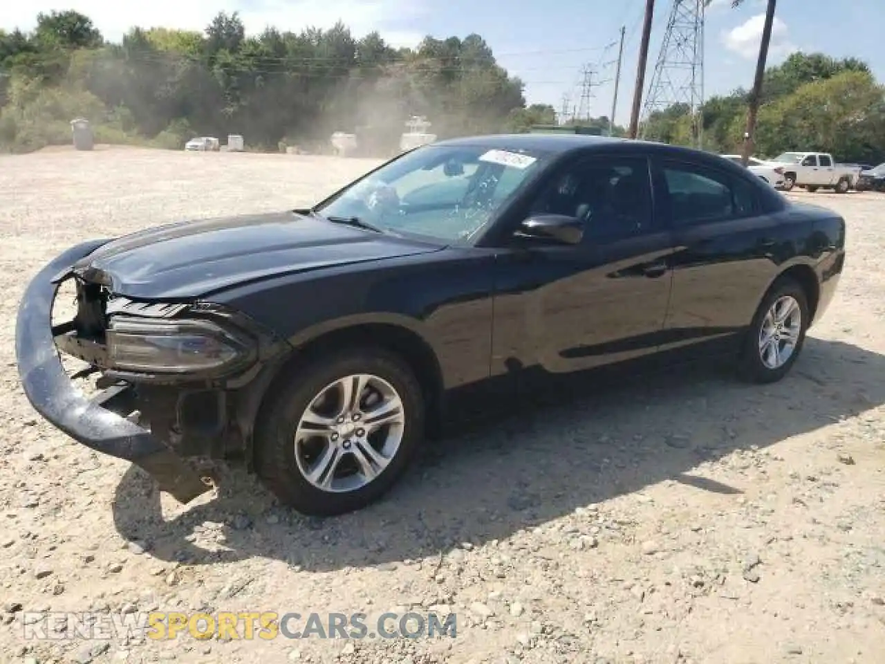 1 Photograph of a damaged car 2C3CDXBG7MH624548 DODGE CHARGER 2021