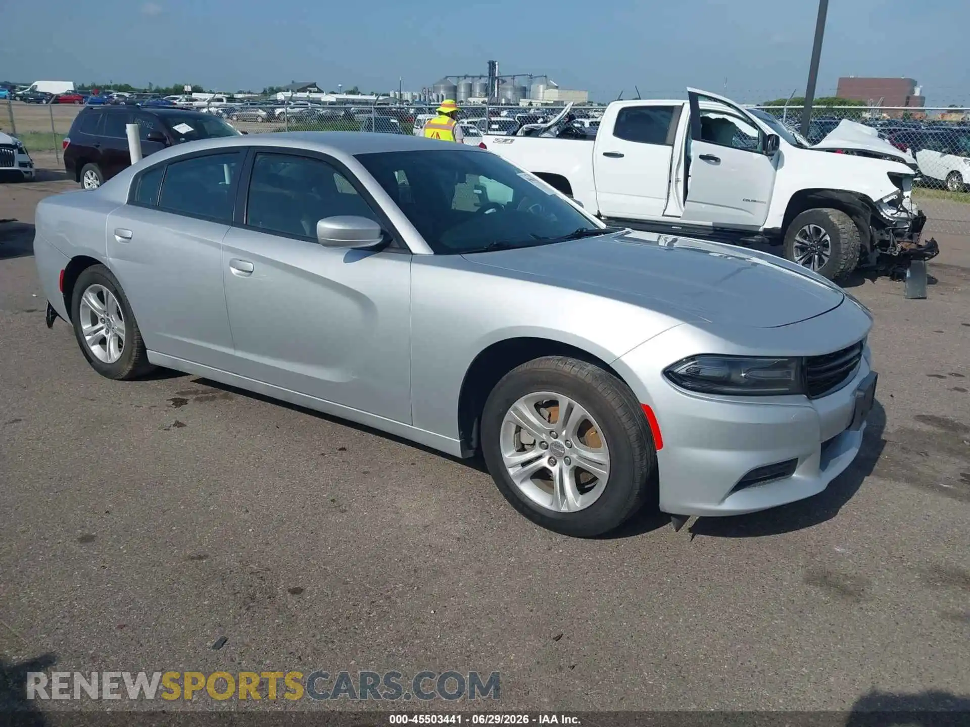 1 Photograph of a damaged car 2C3CDXBG7MH632195 DODGE CHARGER 2021