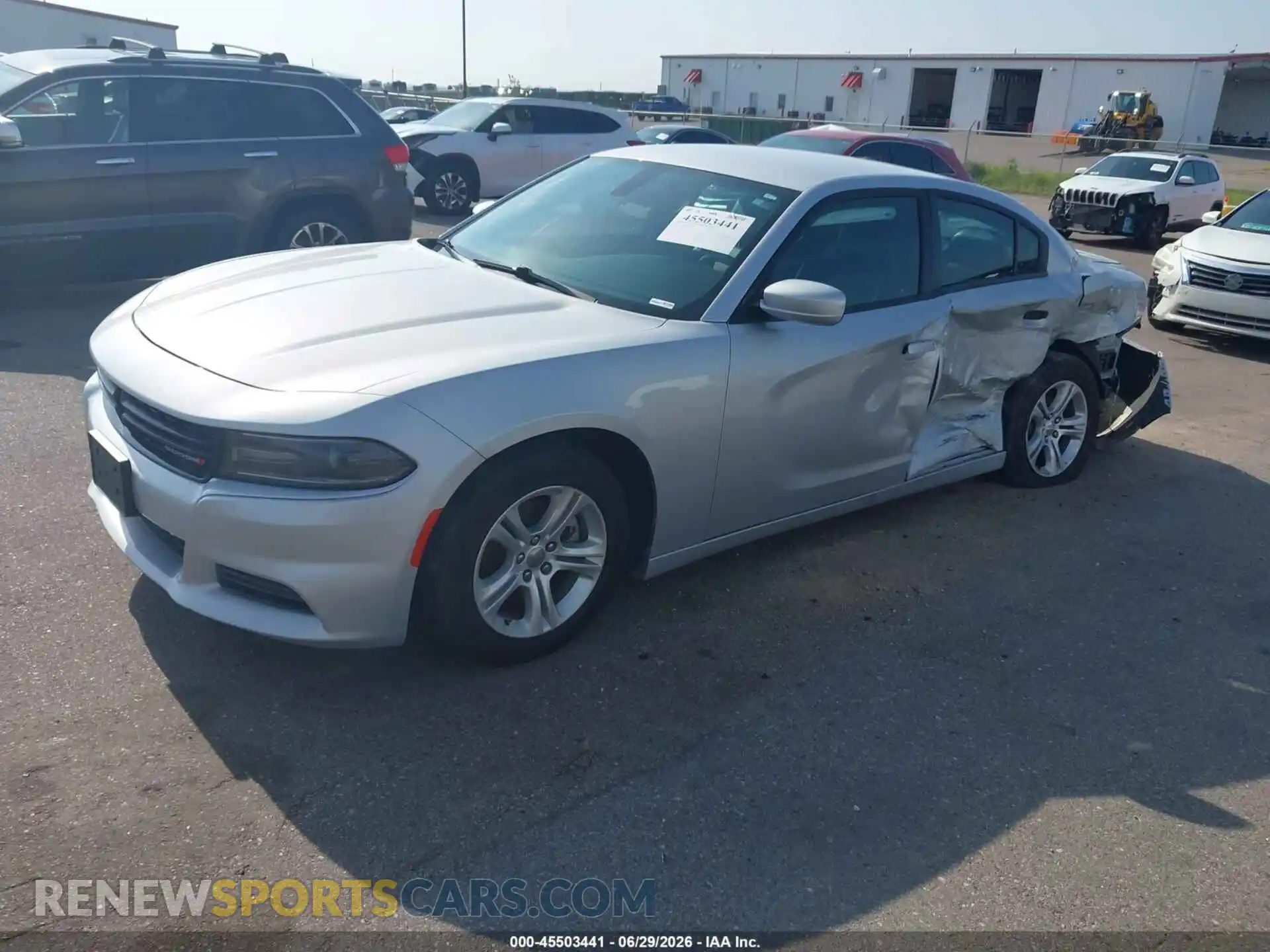 2 Photograph of a damaged car 2C3CDXBG7MH632195 DODGE CHARGER 2021