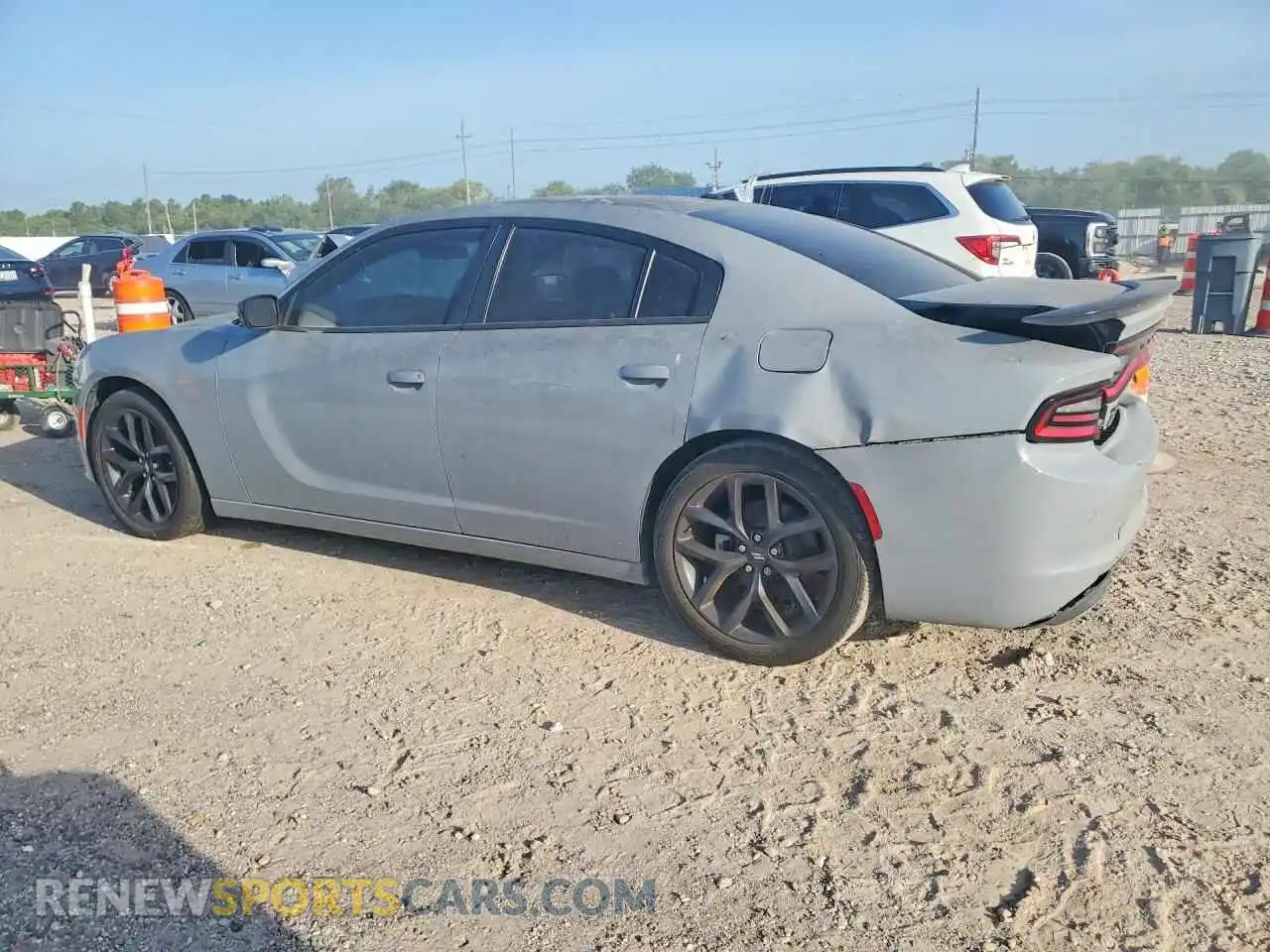 2 Photograph of a damaged car 2C3CDXBG7MH652186 DODGE CHARGER 2021