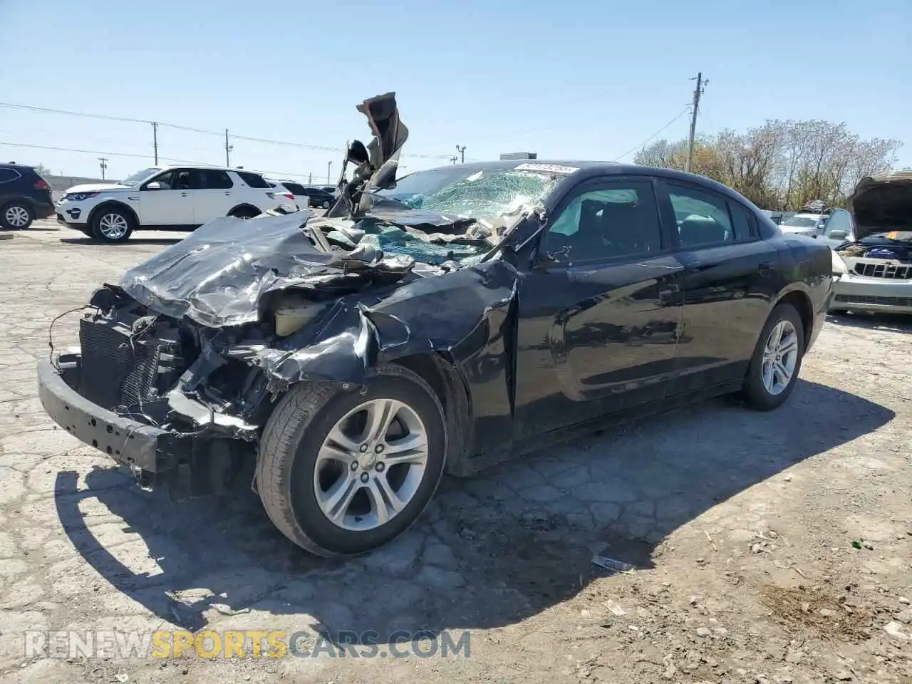 1 Photograph of a damaged car 2C3CDXBG8MH518366 DODGE CHARGER 2021