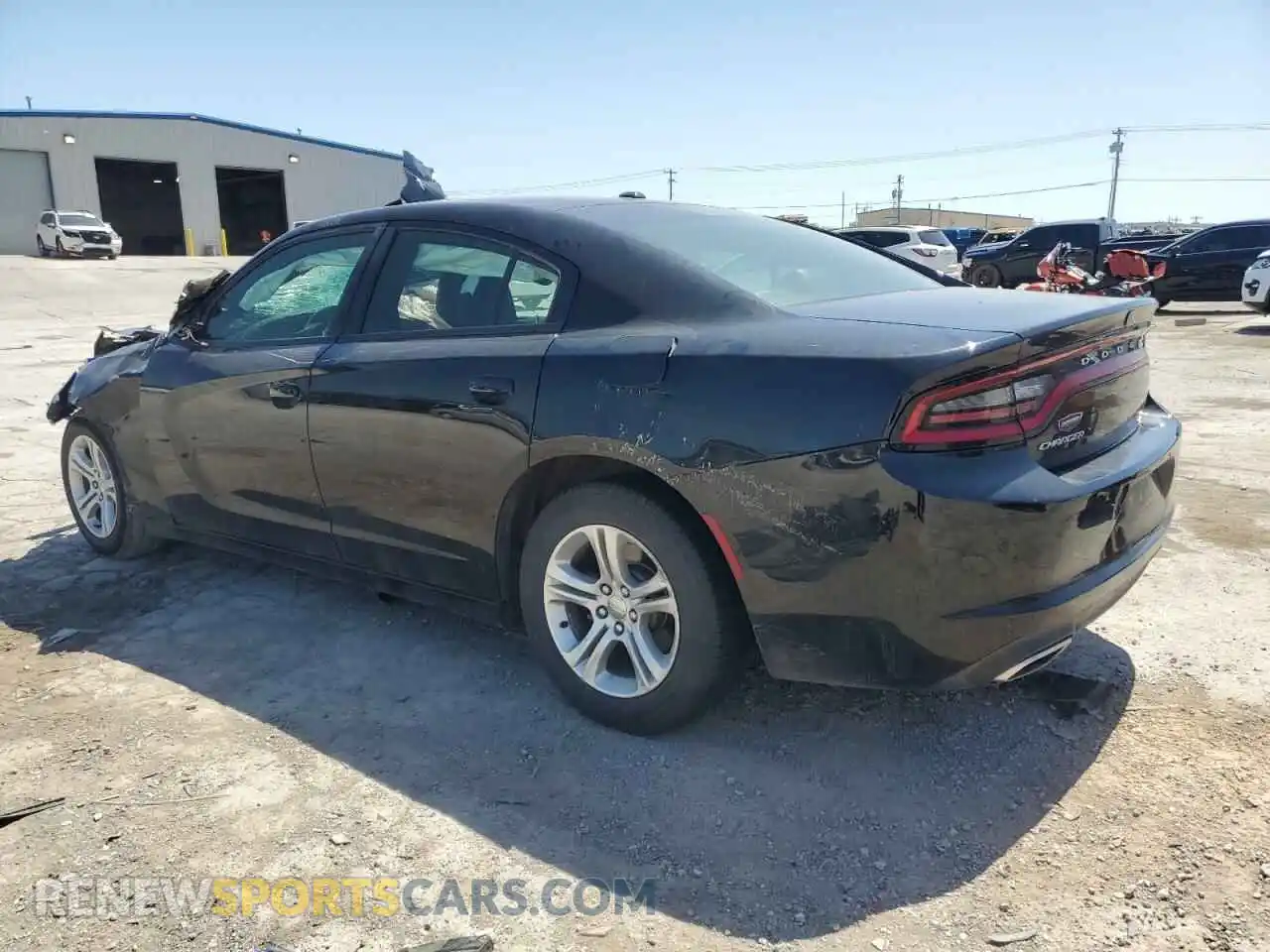2 Photograph of a damaged car 2C3CDXBG8MH518366 DODGE CHARGER 2021