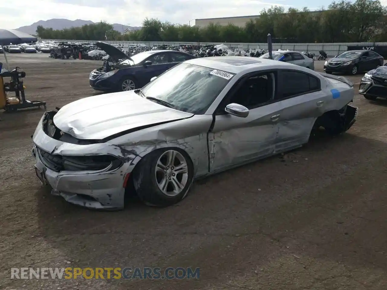 1 Photograph of a damaged car 2C3CDXBG8MH534938 DODGE CHARGER 2021