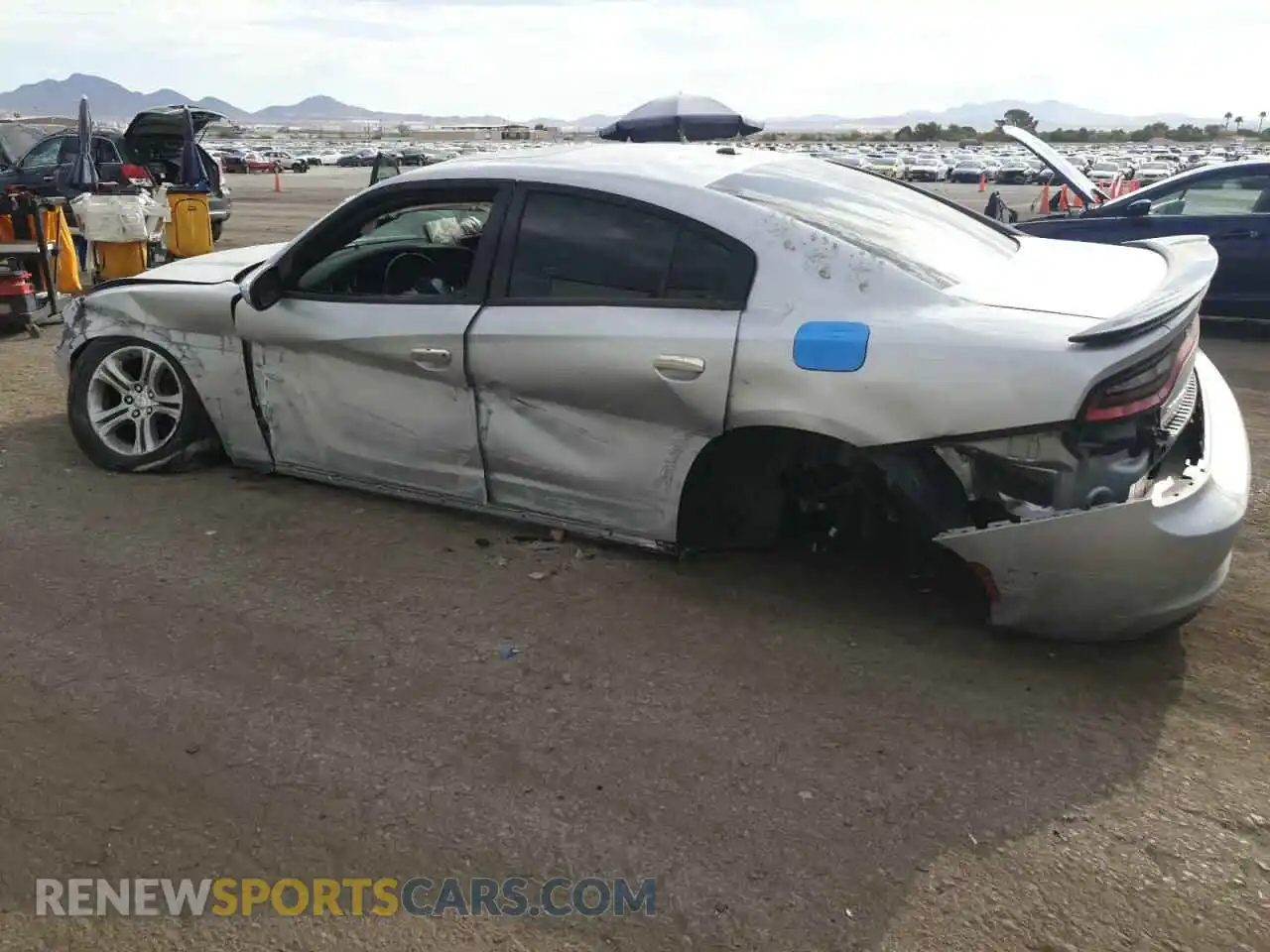 2 Photograph of a damaged car 2C3CDXBG8MH534938 DODGE CHARGER 2021