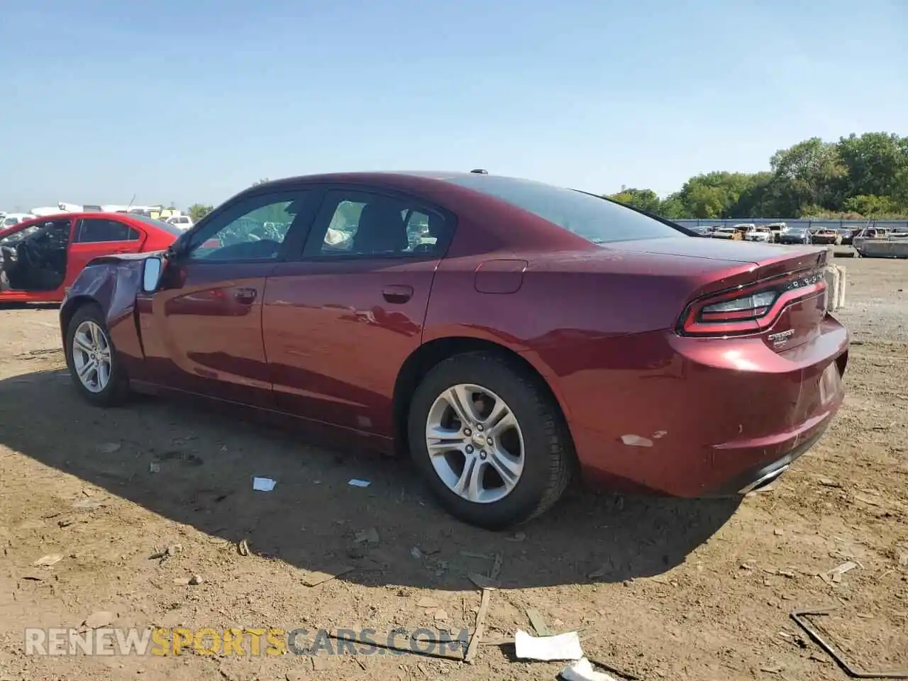 2 Photograph of a damaged car 2C3CDXBG8MH564991 DODGE CHARGER 2021