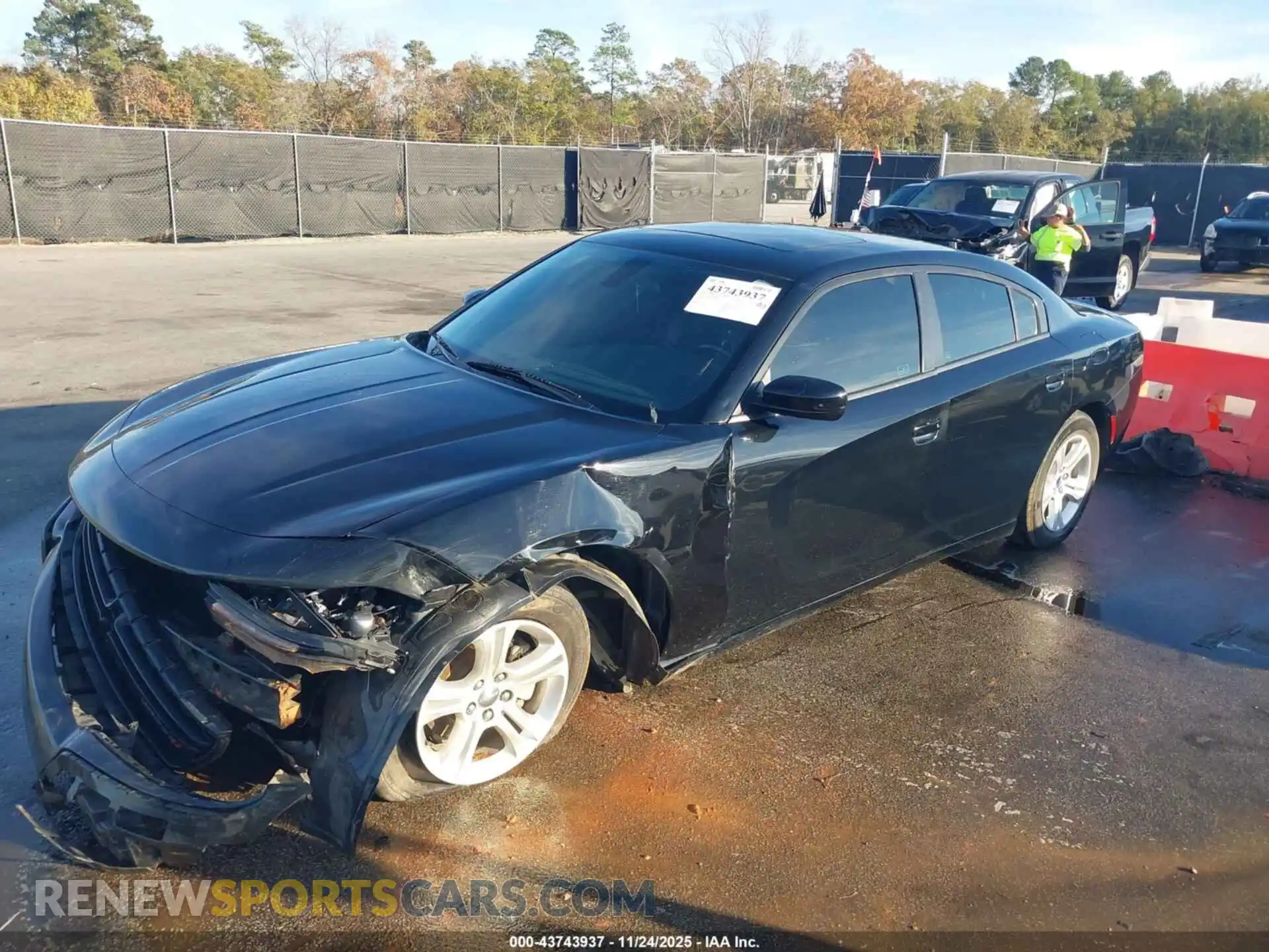 2 Photograph of a damaged car 2C3CDXBG8MH580897 DODGE CHARGER 2021