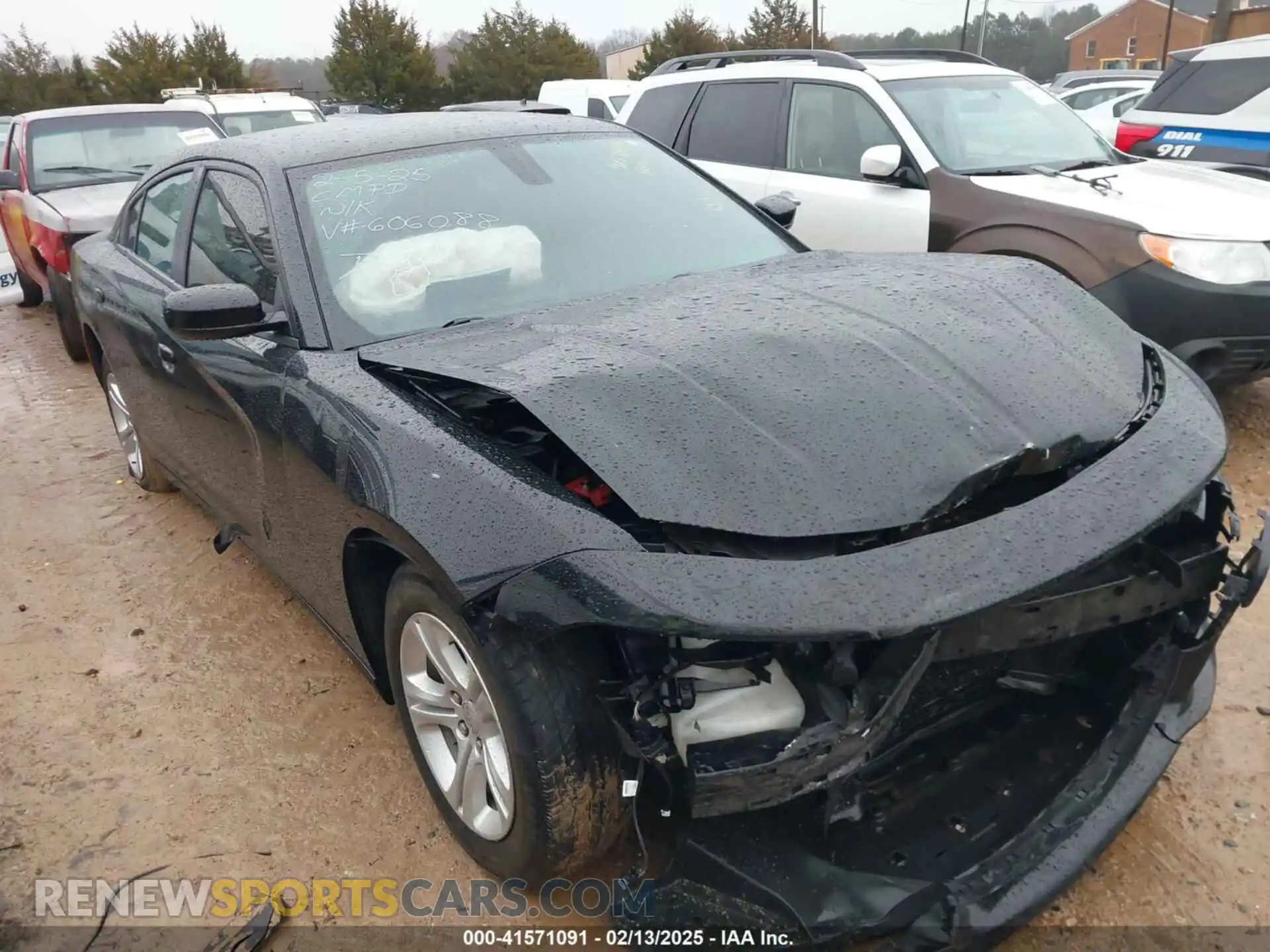 1 Photograph of a damaged car 2C3CDXBG8MH606088 DODGE CHARGER 2021