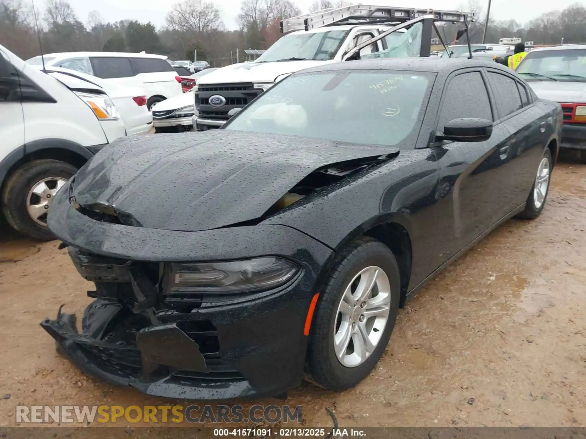 2 Photograph of a damaged car 2C3CDXBG8MH606088 DODGE CHARGER 2021