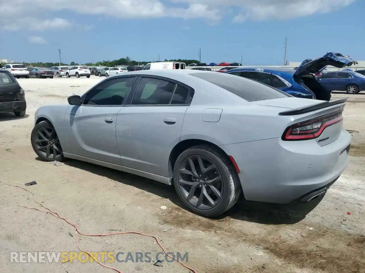 2 Photograph of a damaged car 2C3CDXBG8MH621724 DODGE CHARGER 2021