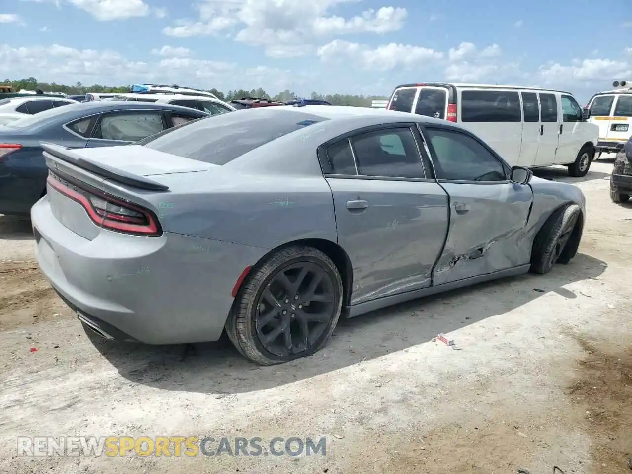 3 Photograph of a damaged car 2C3CDXBG8MH621724 DODGE CHARGER 2021