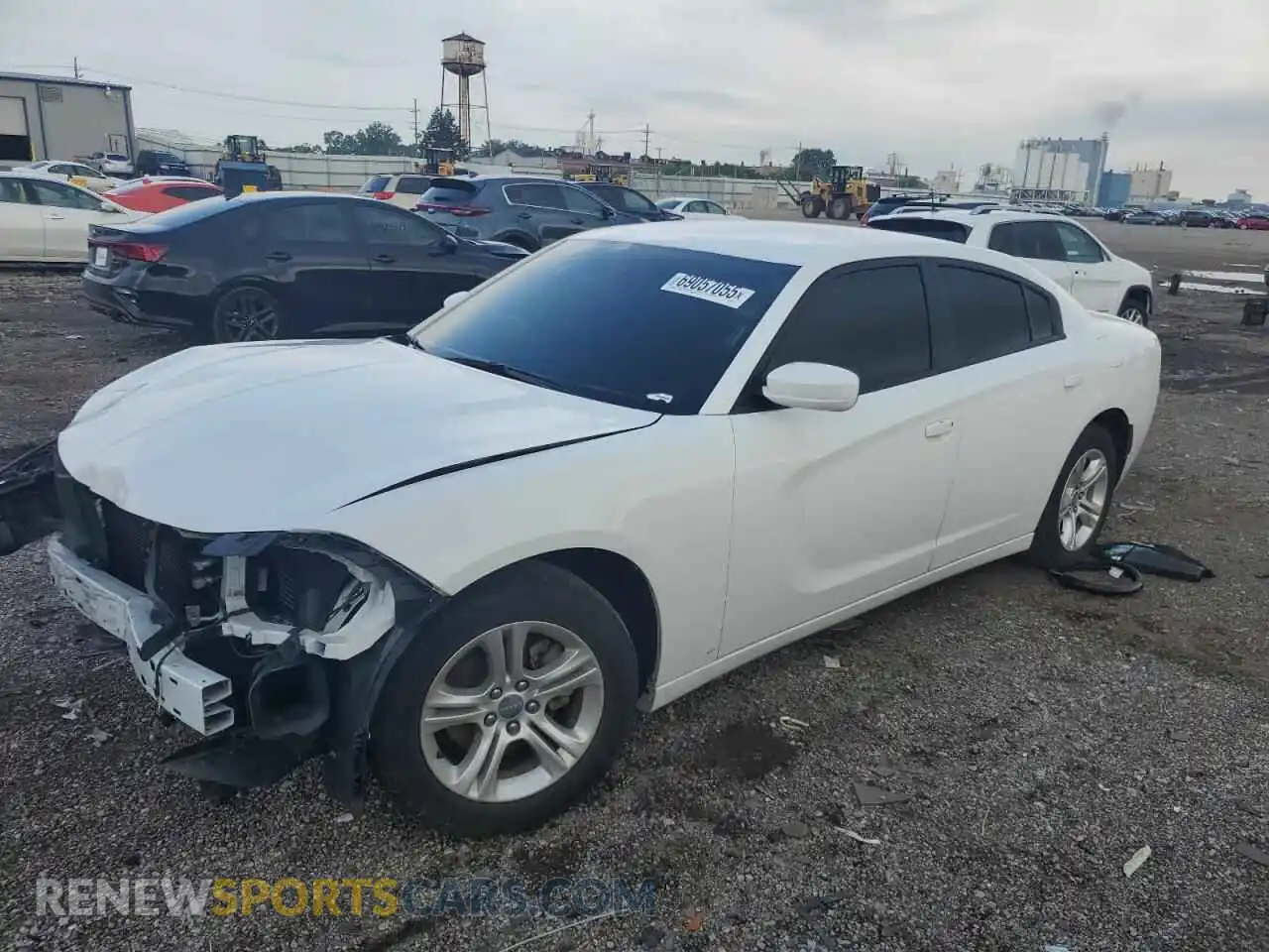 1 Photograph of a damaged car 2C3CDXBG8MH624509 DODGE CHARGER 2021