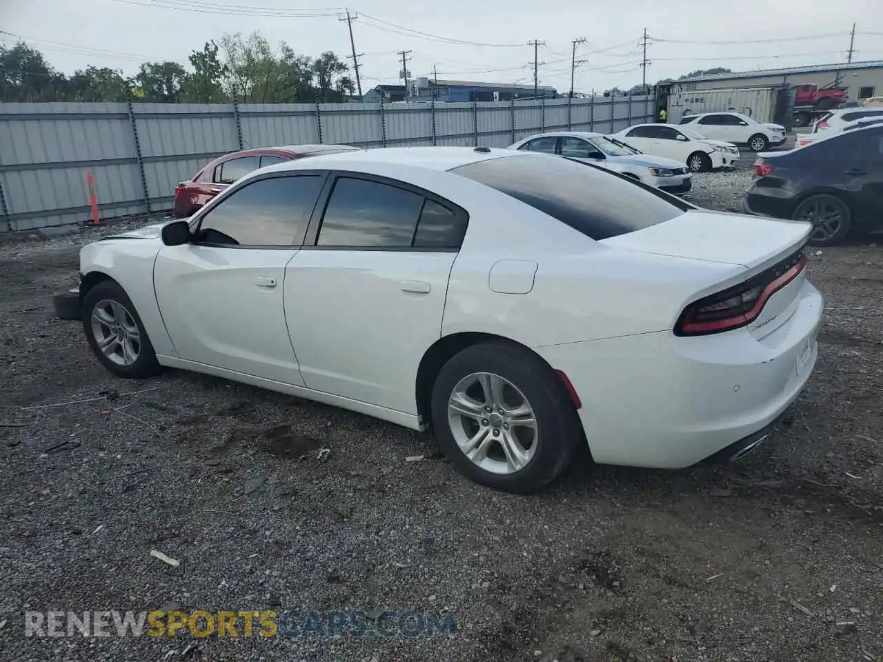 2 Photograph of a damaged car 2C3CDXBG8MH624509 DODGE CHARGER 2021