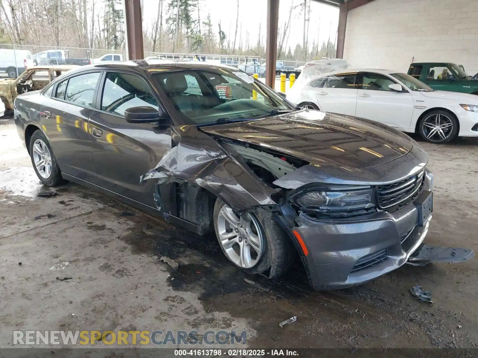 1 Photograph of a damaged car 2C3CDXBG8MH624946 DODGE CHARGER 2021