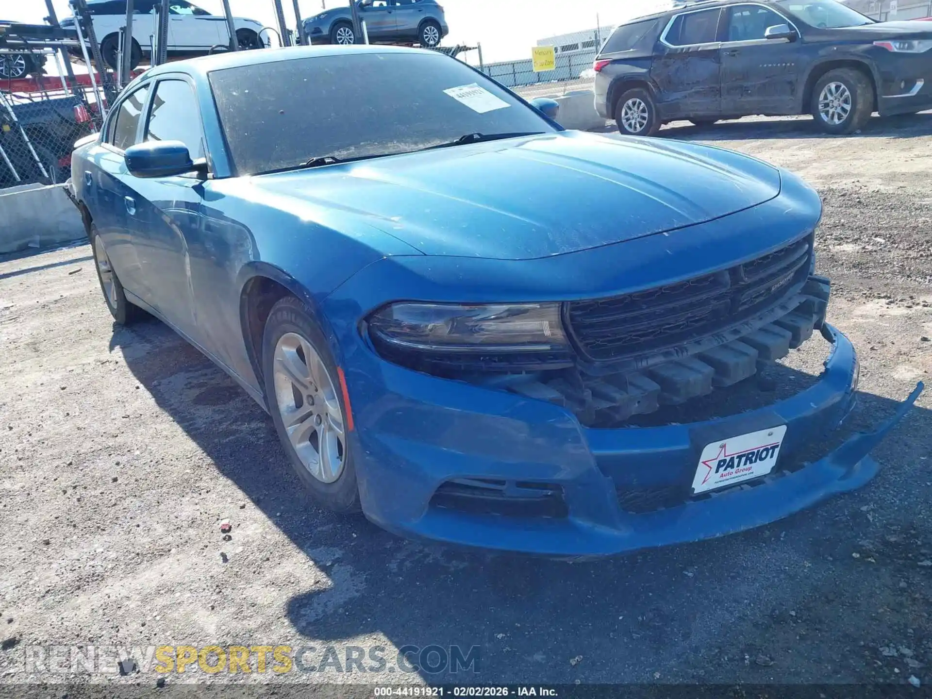 1 Photograph of a damaged car 2C3CDXBG8MH632187 DODGE CHARGER 2021