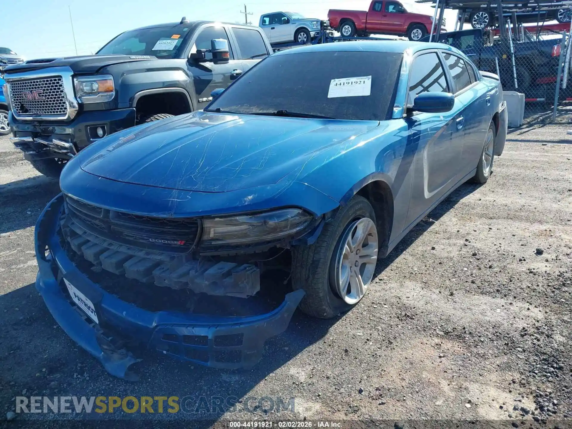 2 Photograph of a damaged car 2C3CDXBG8MH632187 DODGE CHARGER 2021