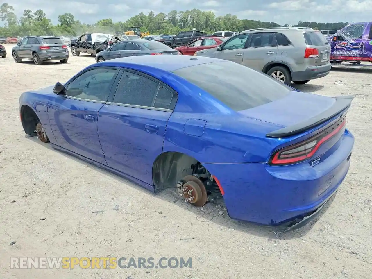 2 Фотография поврежденного автомобиля 2C3CDXBG8MH678764 DODGE CHARGER 2021