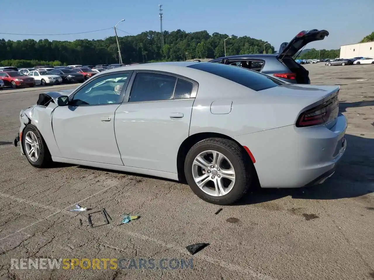 2 Photograph of a damaged car 2C3CDXBG9MH580892 DODGE CHARGER 2021