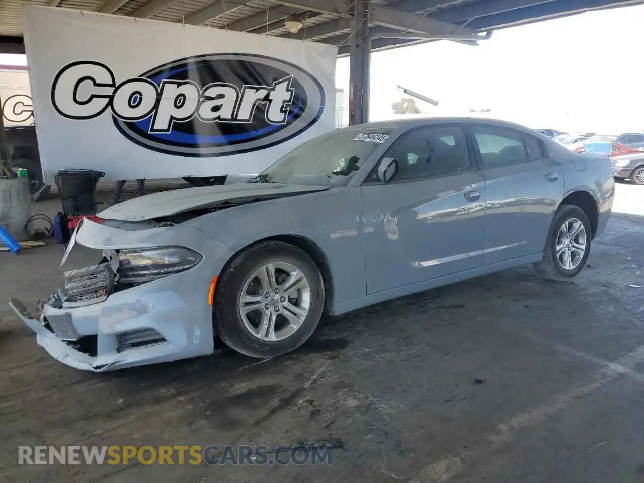 1 Photograph of a damaged car 2C3CDXBG9MH643148 DODGE CHARGER 2021