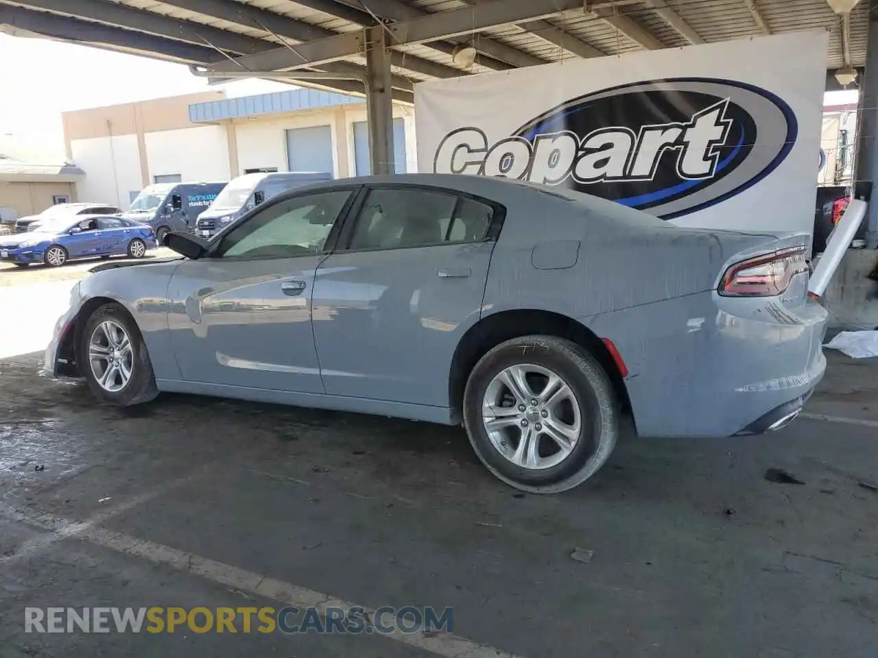 2 Photograph of a damaged car 2C3CDXBG9MH643148 DODGE CHARGER 2021