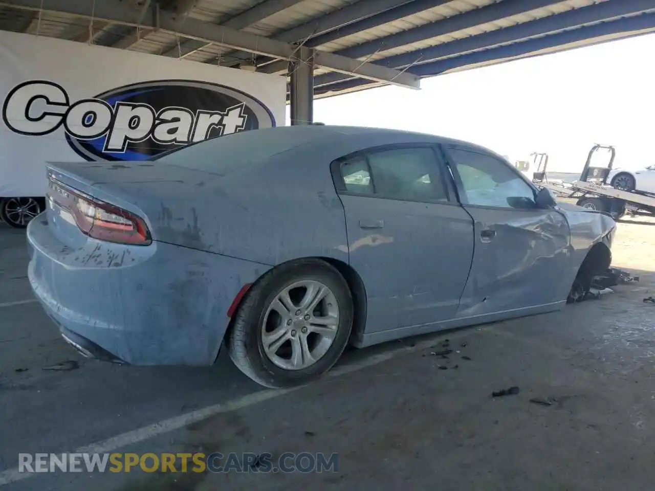 3 Photograph of a damaged car 2C3CDXBG9MH643148 DODGE CHARGER 2021