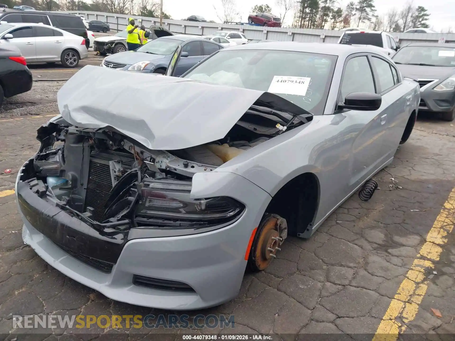 2 Photograph of a damaged car 2C3CDXBG9MH643991 DODGE CHARGER 2021