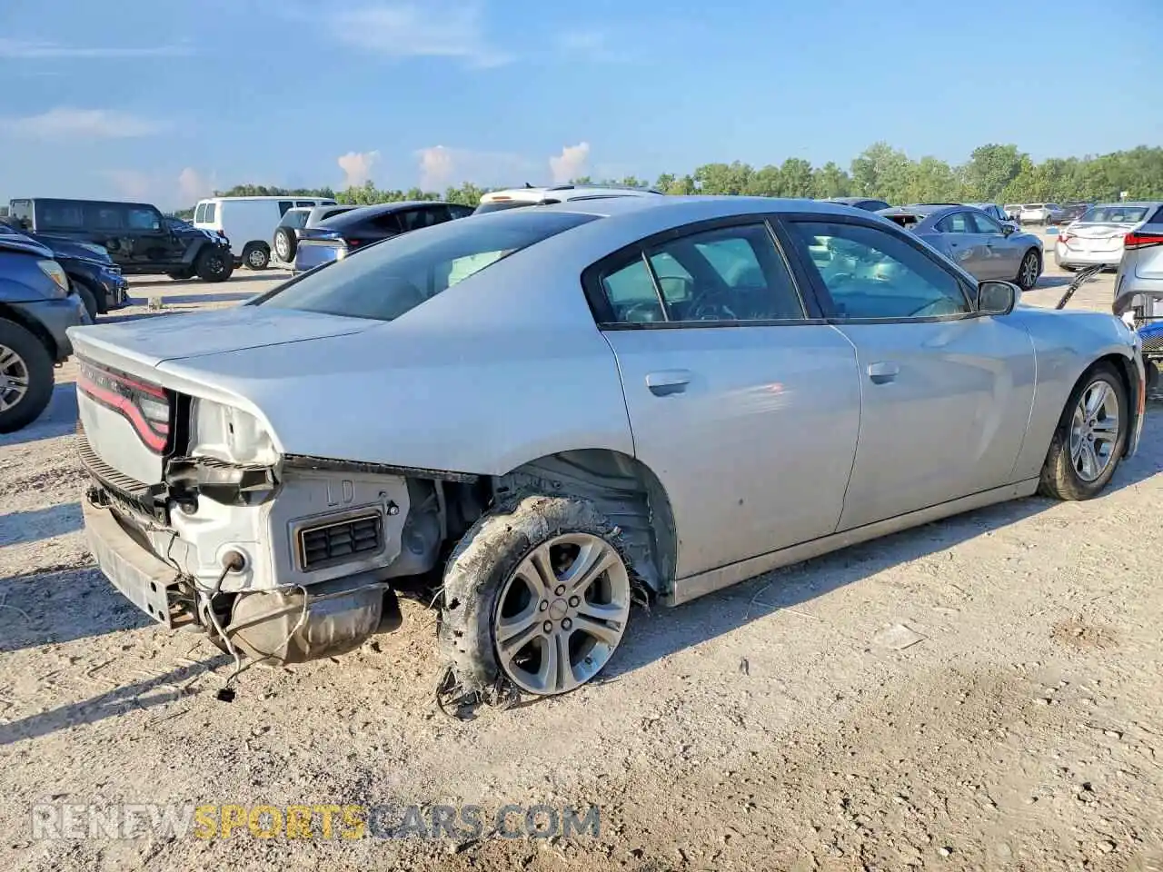 3 Photograph of a damaged car 2C3CDXBG9MH667921 DODGE CHARGER 2021