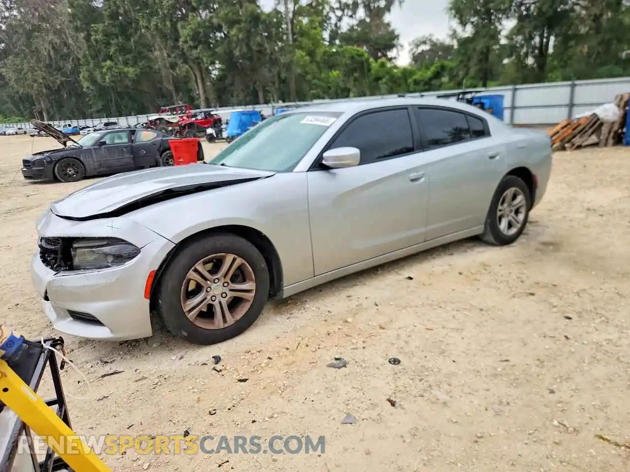 1 Photograph of a damaged car 2C3CDXBGXMH518868 DODGE CHARGER 2021