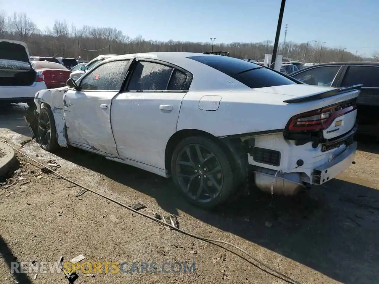 2 Photograph of a damaged car 2C3CDXBGXMH533855 DODGE CHARGER 2021