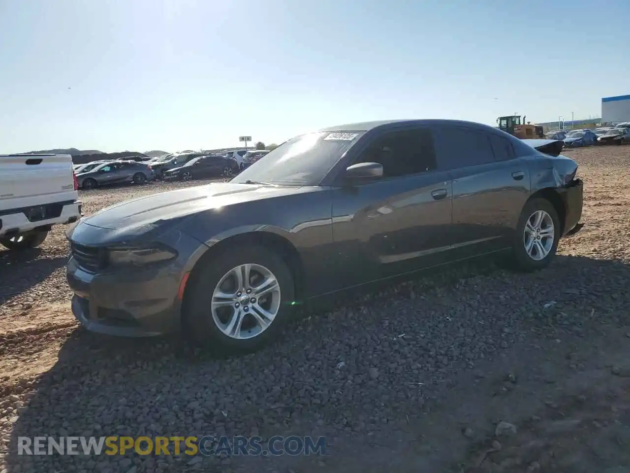 1 Photograph of a damaged car 2C3CDXBGXMH533872 DODGE CHARGER 2021