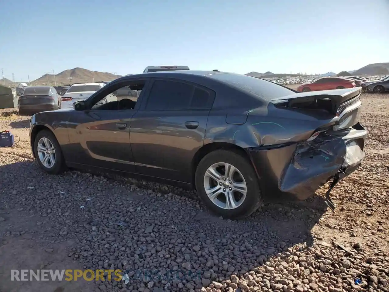 2 Photograph of a damaged car 2C3CDXBGXMH533872 DODGE CHARGER 2021
